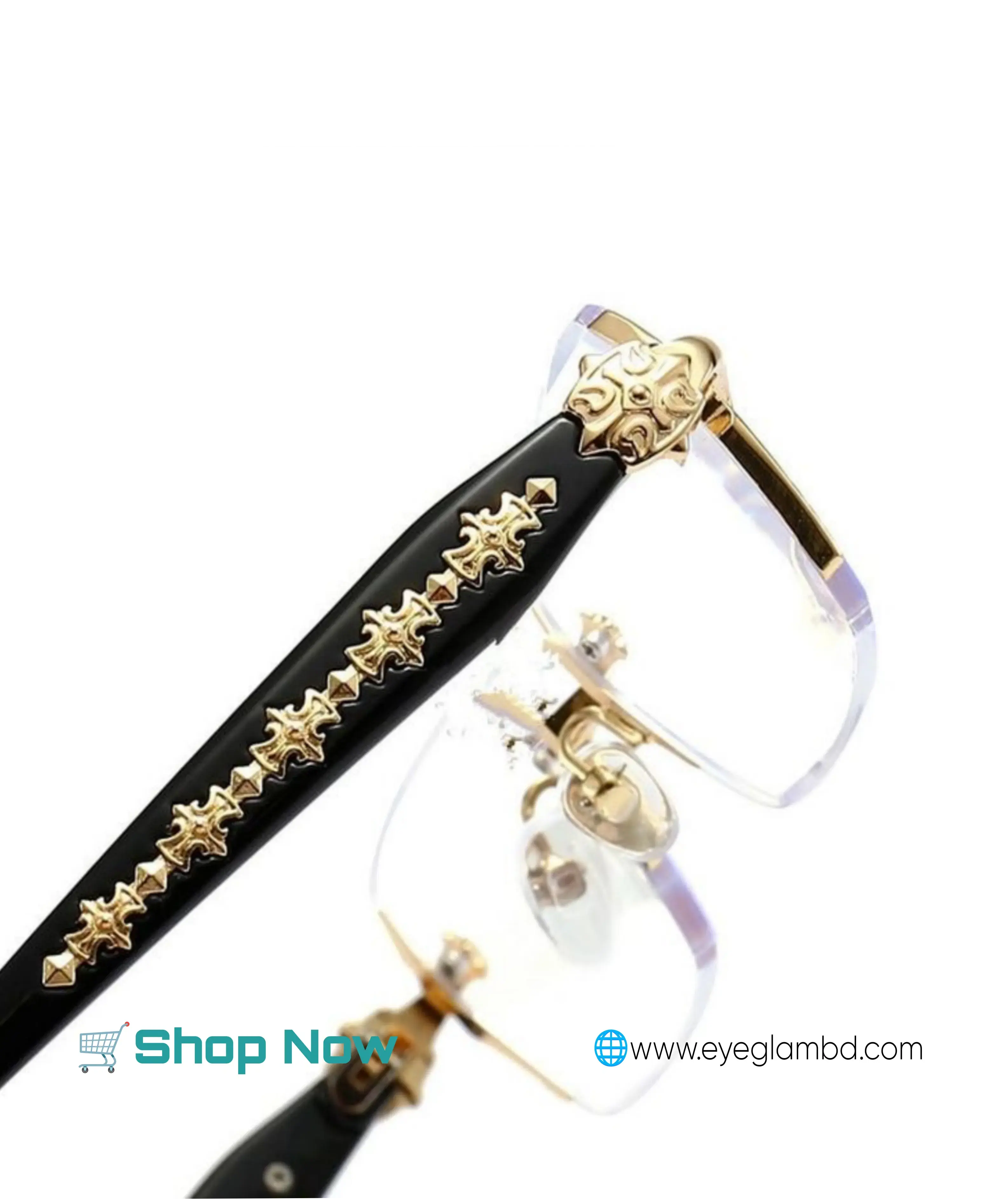 Rimless Chrome Heart Sy 3