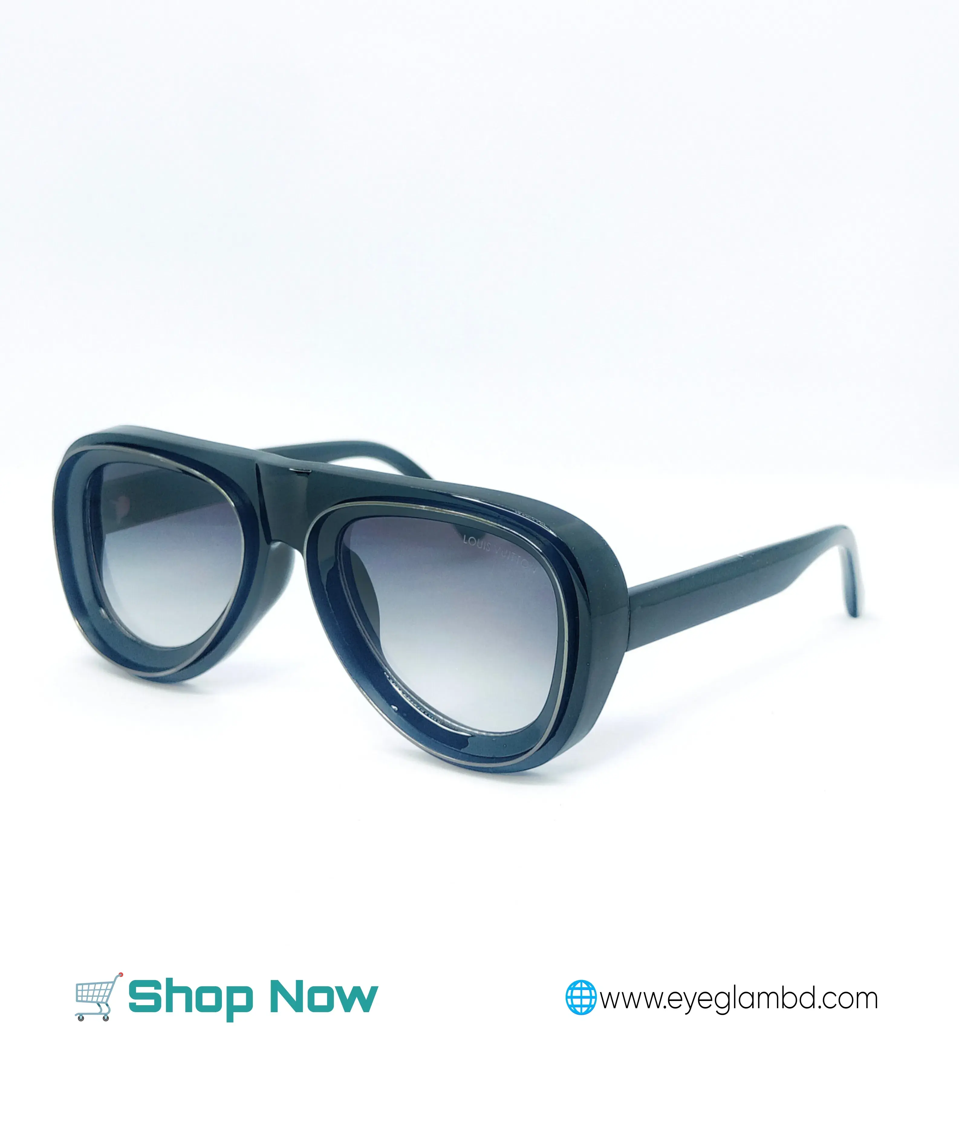 Blackout Halo Aviator Dimensional Metal Socket Rim sunglass  2