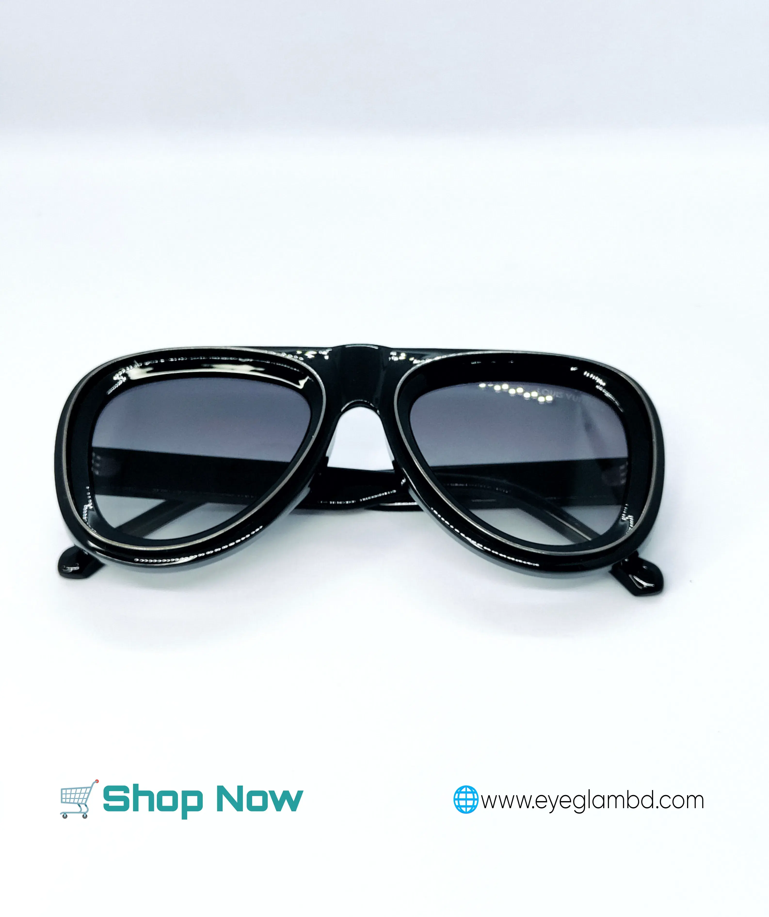 Blackout Halo Aviator Dimensional Metal Socket Rim sunglass  3