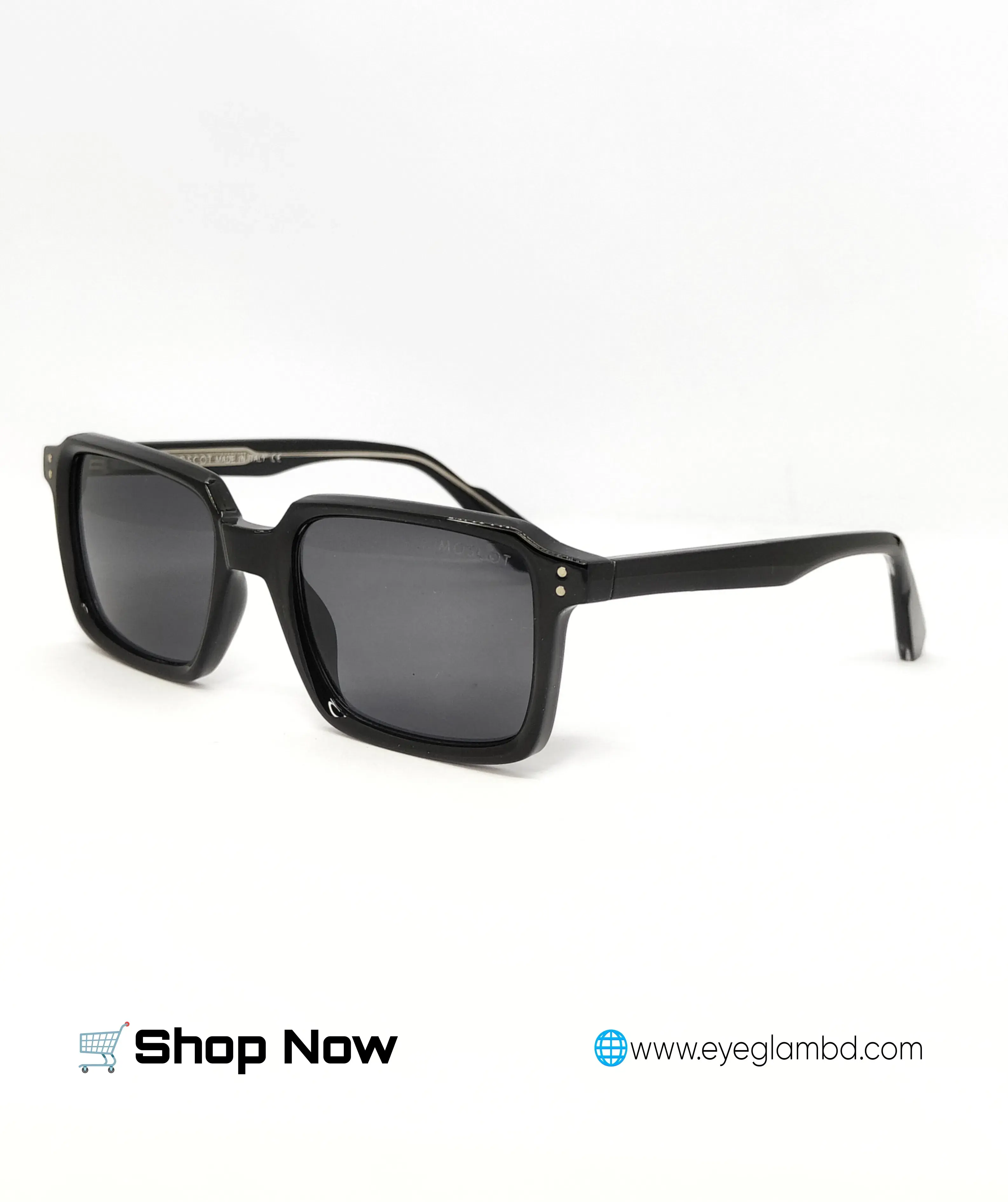 Classic square-frame sunglasses