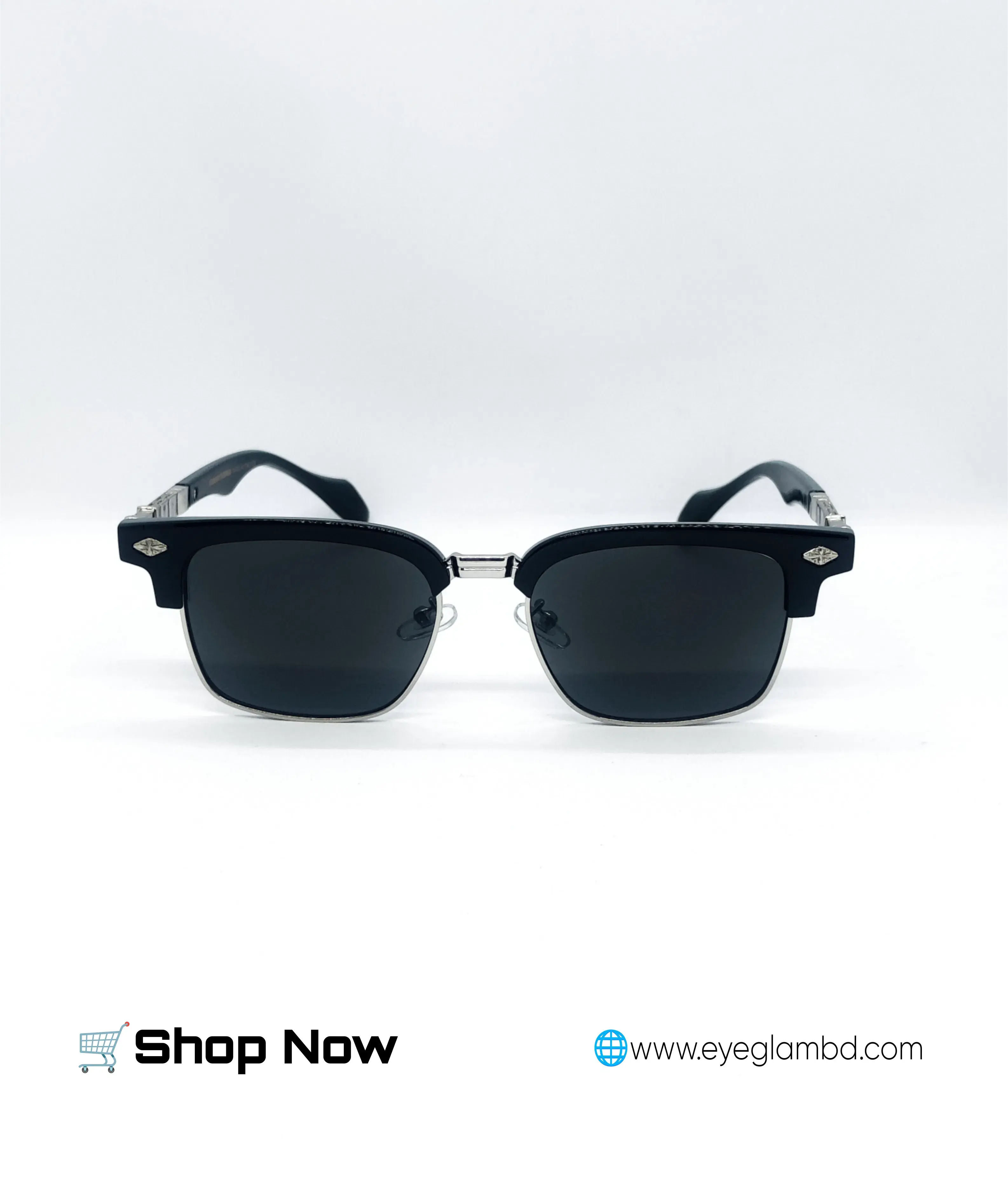 Clubmaster-style Chrome Hearts sunglasses  alternate view