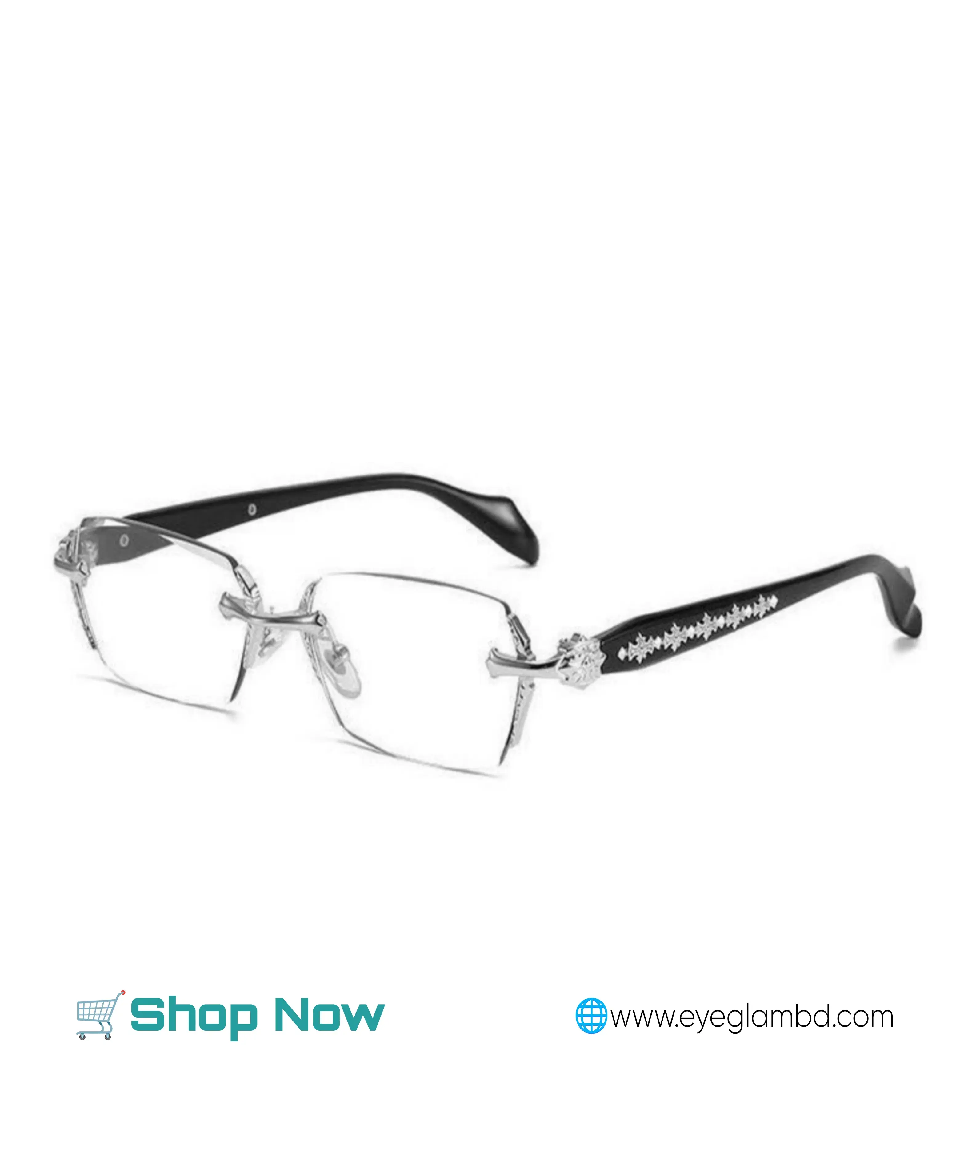 Rimless Chrome Heart Sy