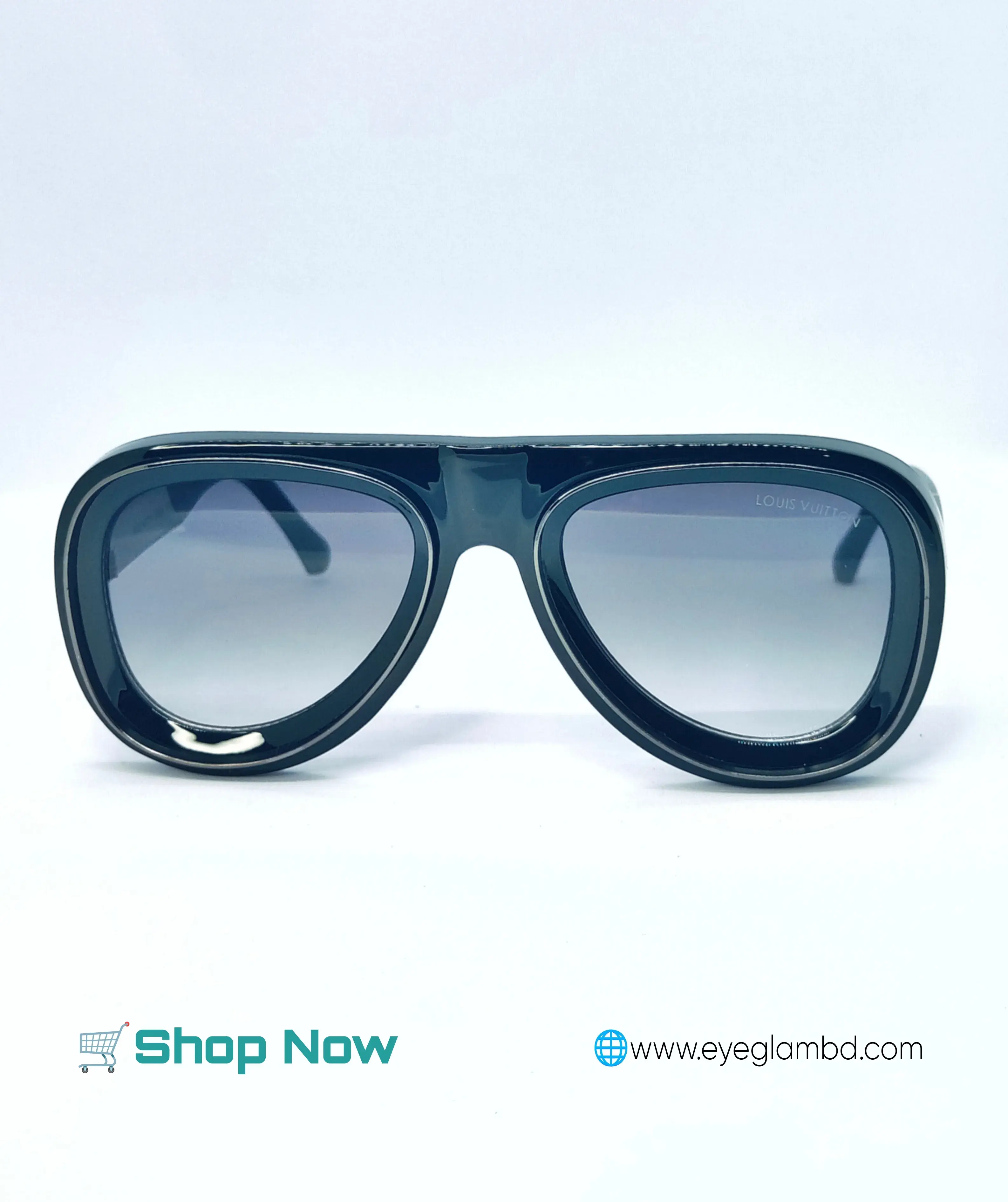 Blackout Halo Aviator Dimensional Metal Socket Rim sunglass